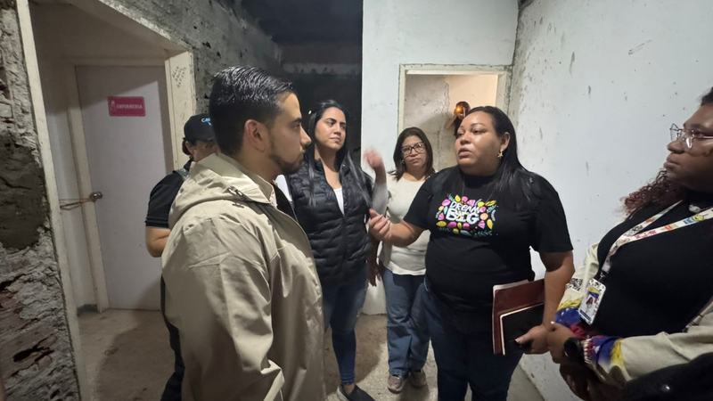 Inces recorre la maternidad Concepción Palacios para avanzar en la formación y acreditación de trabajadores de la construcción