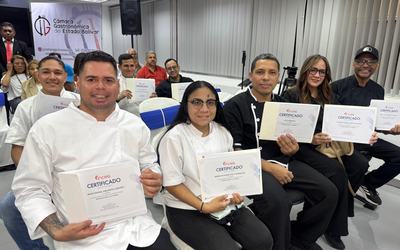 BOLÍVAR | Inces y Cámara Gastronómica certifican saberes de profesionales de la cocina regional