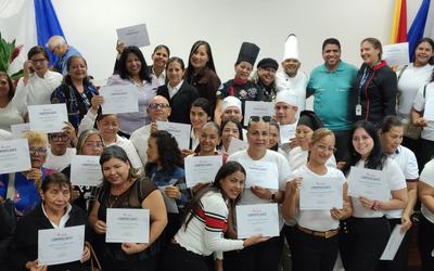 ARAGUA | Inces entregó 50 certificados del área gastronómica del programa Turismo