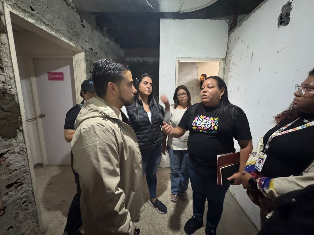 Inces recorre la maternidad Concepción Palacios para avanzar en la formación y acreditación de trabajadores de la construcción