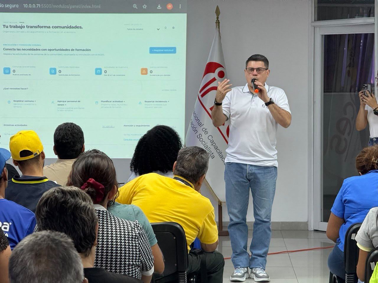 Inces despliega 102 promotores para atender 300 comunas a partir del 9 de noviembre