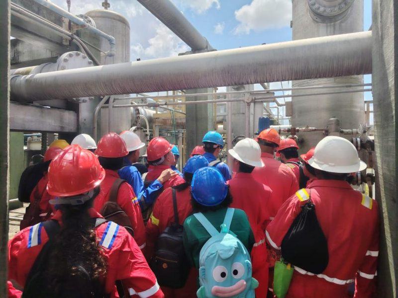 MONAGAS | Plantas y taladros son visitadas por participantes para complementar su proceso de formación profesional