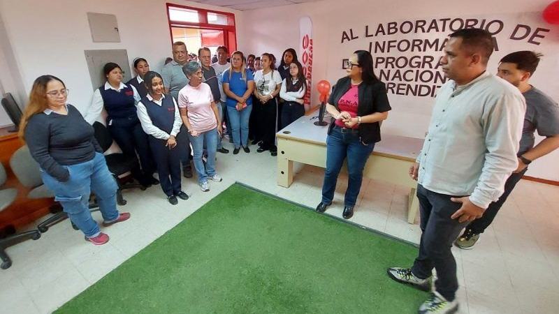 PORTUGUESA | Inces inaugura moderno laboratorio de informática para fortalecer el Programa Nacional de Aprendizaje